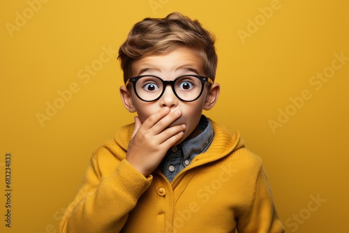 Visionary Charm: Professional Portrait of a Boy in Glasses