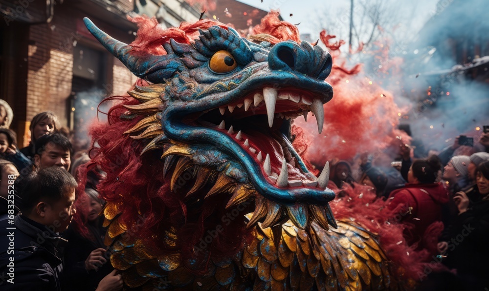 Celestial Dragon: Capturing the Majesty of the Chinese National Dragon in Celebration