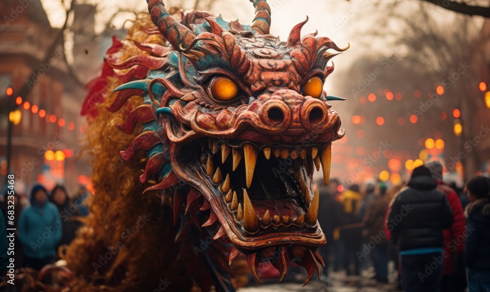 Celestial Dragon: Capturing the Majesty of the Chinese National Dragon in Celebration