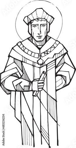 Saint Thomas More illustration (ID: 683236234)