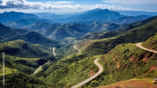 Dran pass from above is stunning and majestic. This is the most picturesque and perilous pass in Vietnam's Da Lat region.