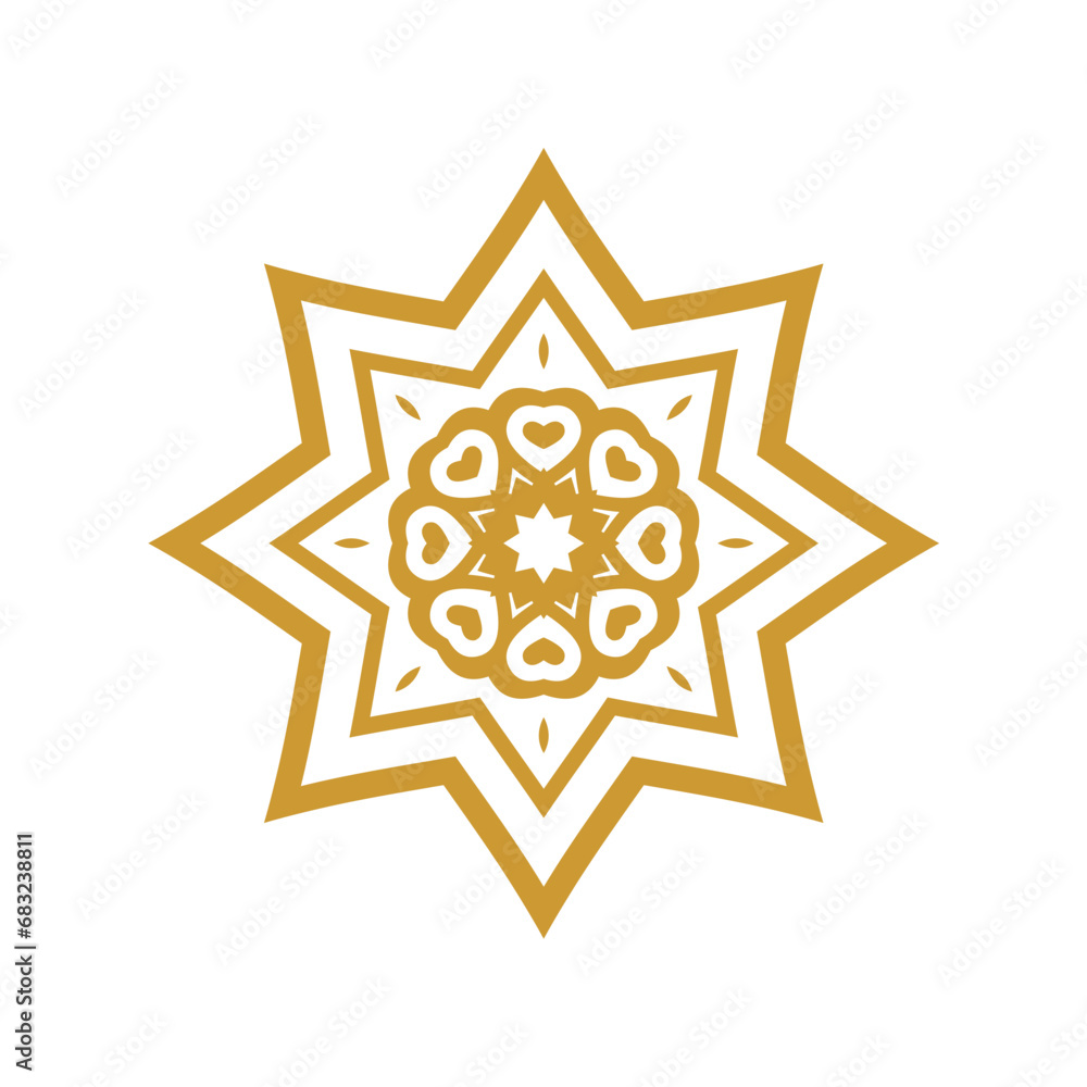 set of elements mandala ornament flower set of elements mandala ornament flower
