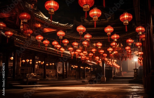 Luminous Elegance: Corridor of Enchanting Lanterns
