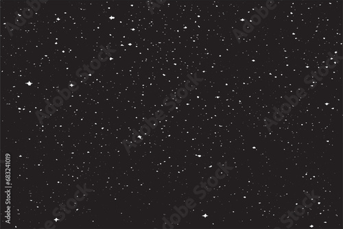 stars grungy black texture vector illustration, black texture on white background
