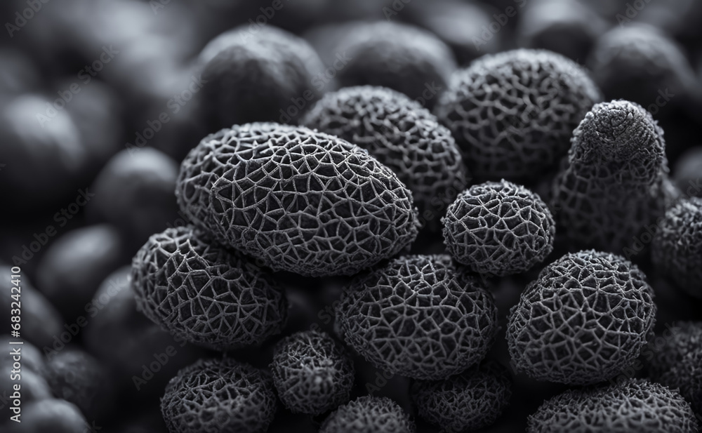 The texture of charcoal. Gray background. AI The texture of charcoal. Gray background. AI