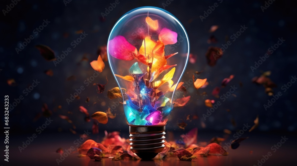 The essence of creativity ultra realistic illustration - Generative AI. The essence of creativity ultra realistic illustration - Generative AI.