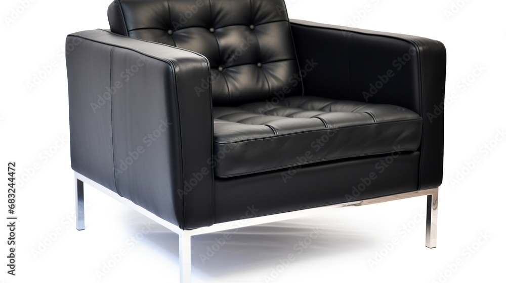 a nice armchair is definitely necessary for the living room - obrazy, fototapety, plakaty 