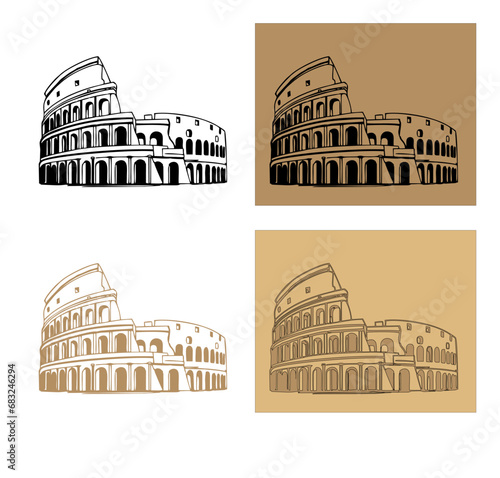 COLOSSEO COLISEUM COLESIUM ROME ITALY	