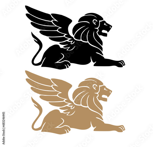 winged lion of venice san marco square