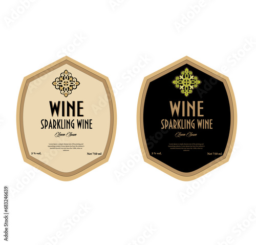 WINE LABEL ITALIAN FOOD AND DRINKS DECORATIVE STICKER FOR AMARONE, PROSECCO, CHIANTI, VALPOLICELLA,PRIMITIVE AND SPARKLING WINE