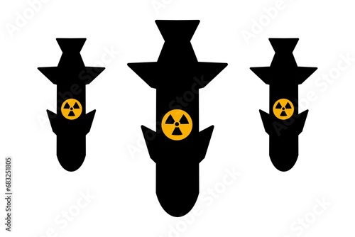 illustration rocket weapons used in war and dangers