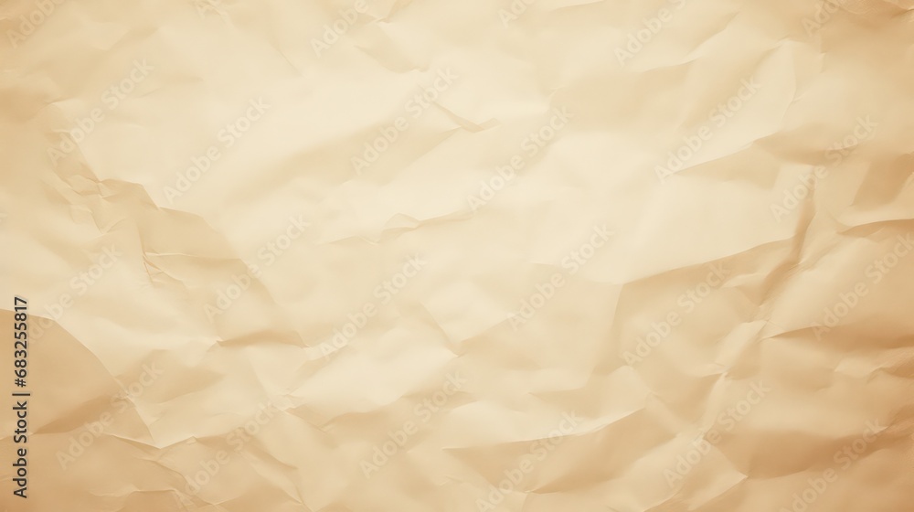 Obraz premium crumpled paper background texture, white paper texture, white paper background, generative AI