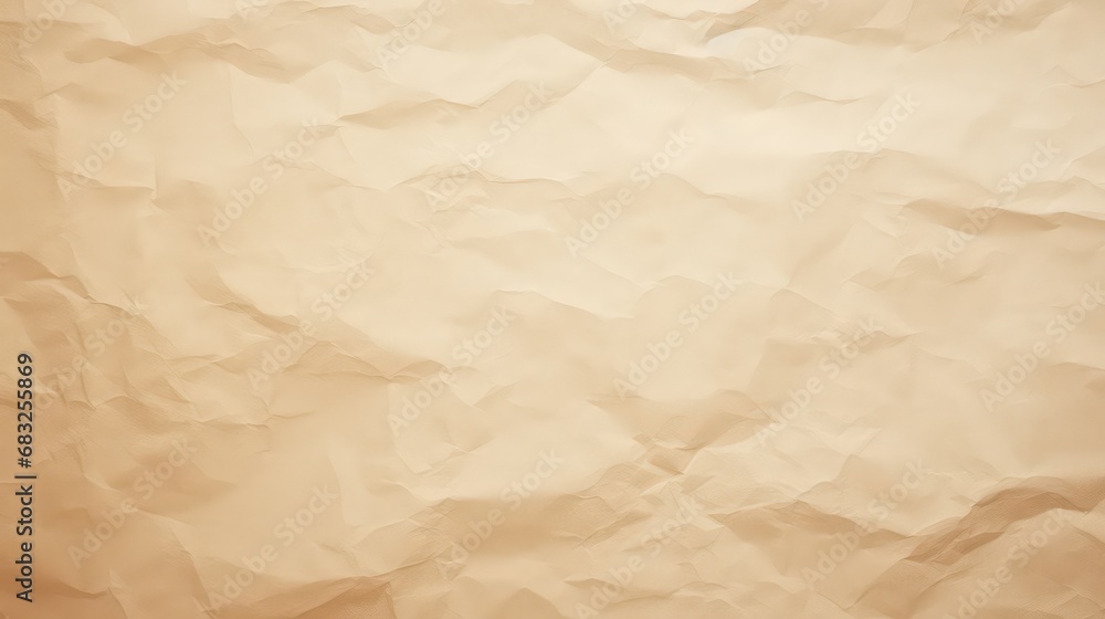 crumpled paper background texture, white paper texture, white paper background, generative AI