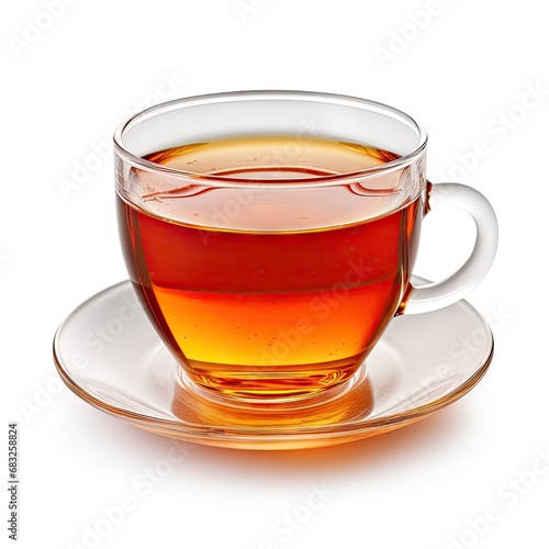 cup of tea isolated on white background