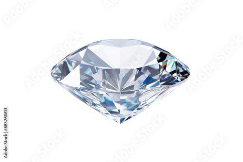 diamond  png file of isolated with shadow on transparent background 