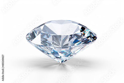 diamond  png file of isolated with shadow on transparent background 