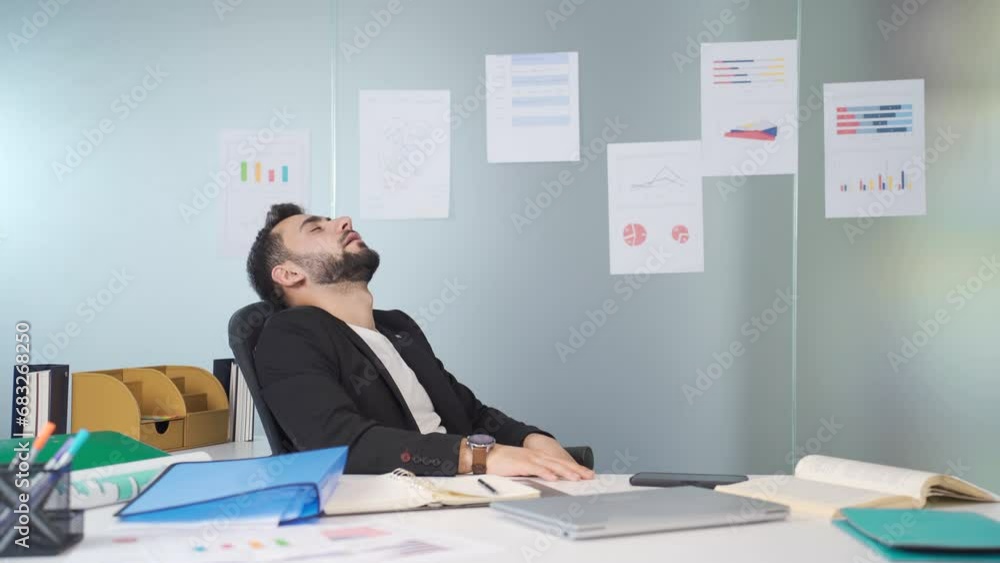 Sleeping problem businessman. Sleeping problem businessman.