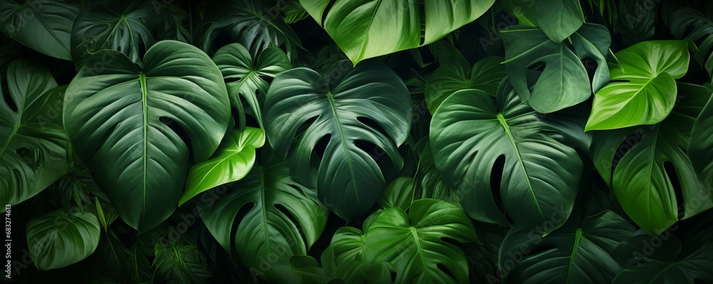 tropical green leaves background, pattern tropical green leaves background, pattern
