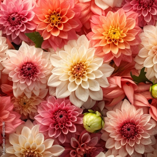 flower background, colorful dahlia 