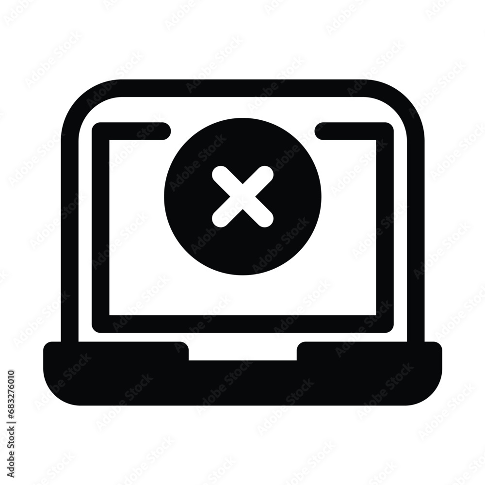 Laptop actions icons Laptop actions icons