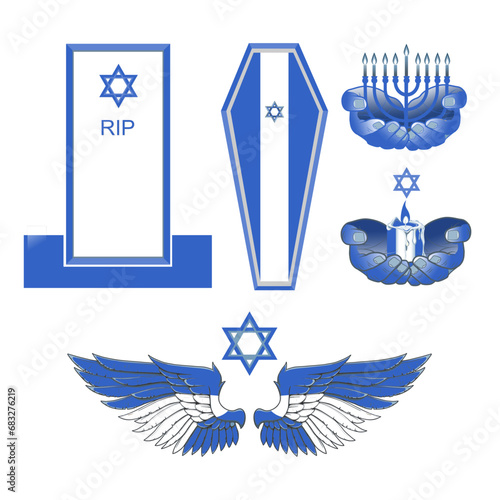 Israel vector bundle. in loving memory of a loved one.