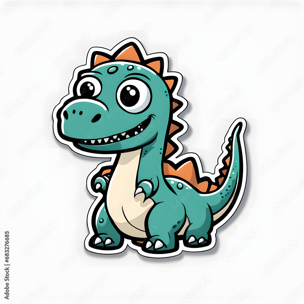 Fototapeta premium Dinosaur Sticker