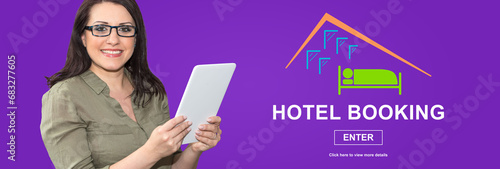 Concept of hotel booking