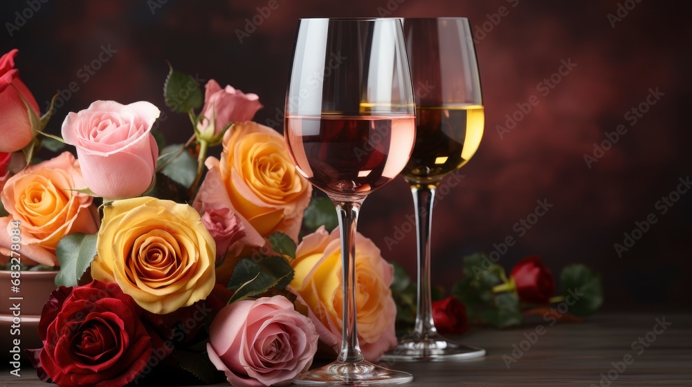 Easter Wine Glasses Flatlay Wite Rose, HD, Background Wallpaper, Desktop Wallpaper Easter Wine Glasses Flatlay Wite Rose, HD, Background Wallpaper, Desktop Wallpaper