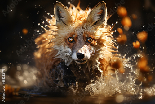 high speed Fox photography