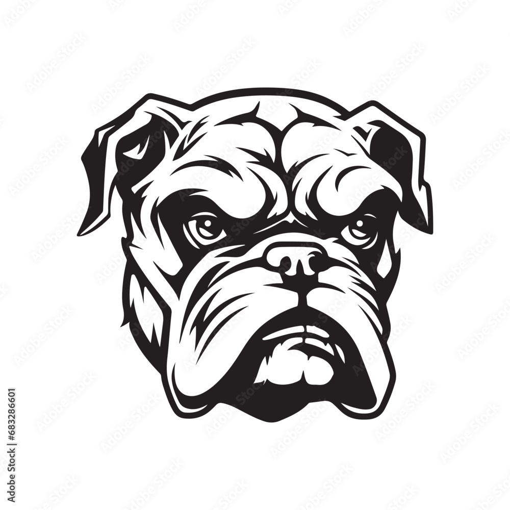 Bulldog Head Vector Images Bulldog Head Vector Images