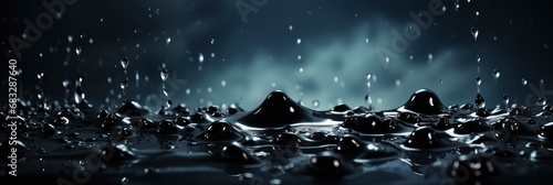 Water Droplets On Black Background, Background Image For Website, Background Images , Desktop Wallpaper Hd Images