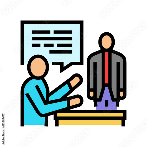 student mentorship college teacher color icon vector. student mentorship college teacher sign. isolated symbol illustration