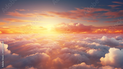 clouds are pastel gradient abstract sky background photo