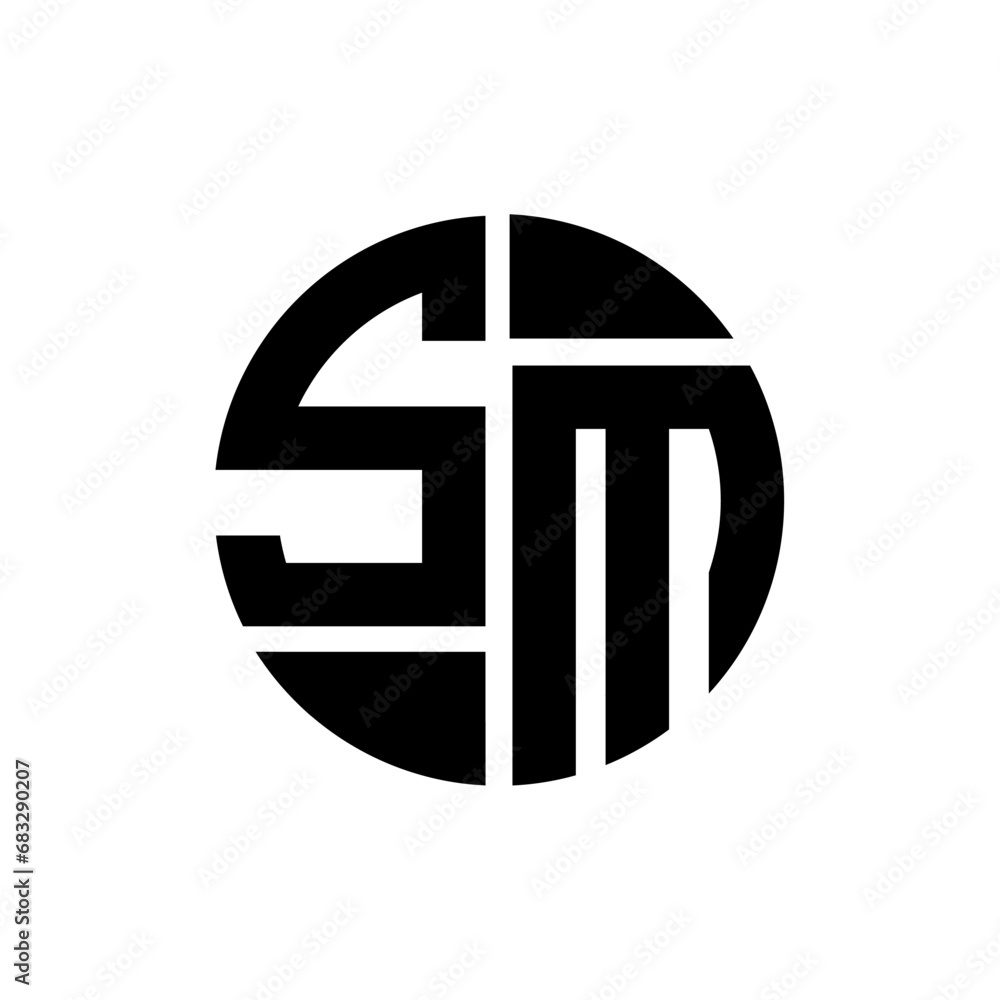 SM letter logo creative design. SM unique design.
SM letter logo creative design. SM unique design.