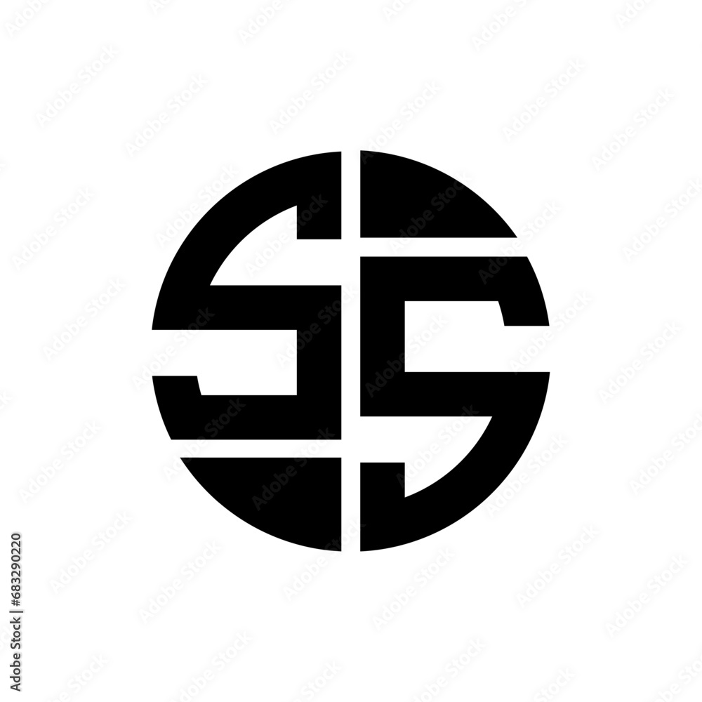 SS letter logo creative design. SS unique design.
SS letter logo creative design. SS unique design.