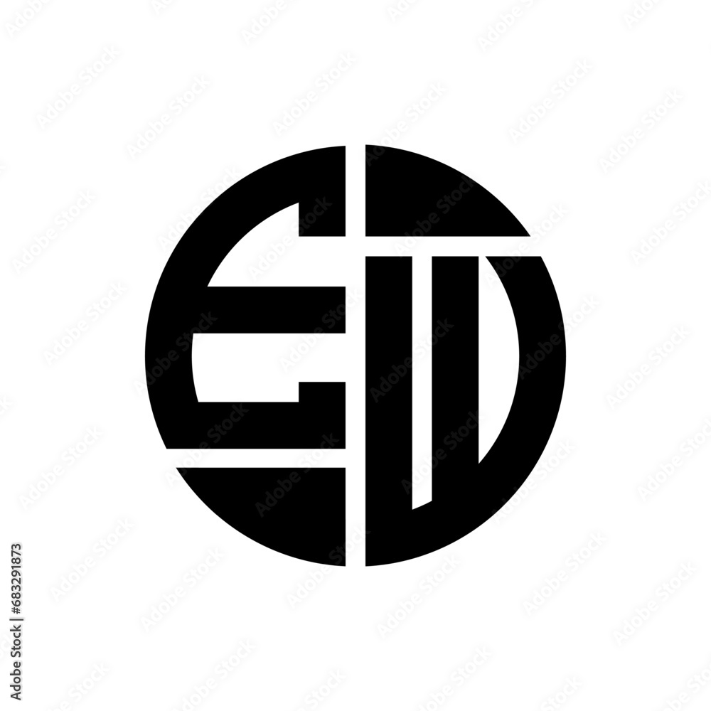EW letter logo creative design. EW unique design.
EW letter logo creative design. EW unique design.