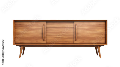 Interior design concept furniture for living isolated on clear png background and transparent background, AI generative.
