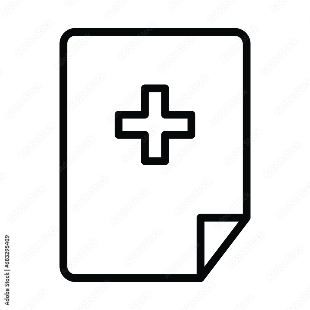 Obraz premium paper icon, document icon