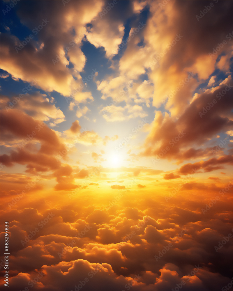 dramatic sky with Cumulonimbus clouds and ray of light from the sun in sunset, hyper realistic, dramatic light and shadows, dramatic sky with Cumulonimbus clouds and ray of light from the sun in sunset, hyper realistic, dramatic light and shadows,