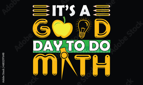 Math T-shirt Design Vector Template