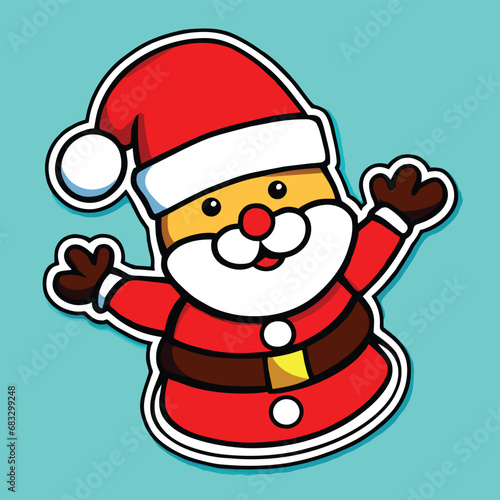 chrismas stickers clipart - Kidut