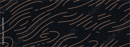 Abstract brush pattern. Digital image with a psychedelic stripes. Abstract vector illustration. Topographic map like abstract backdrop. Seamless.