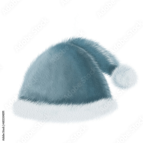 fur Christmas hat