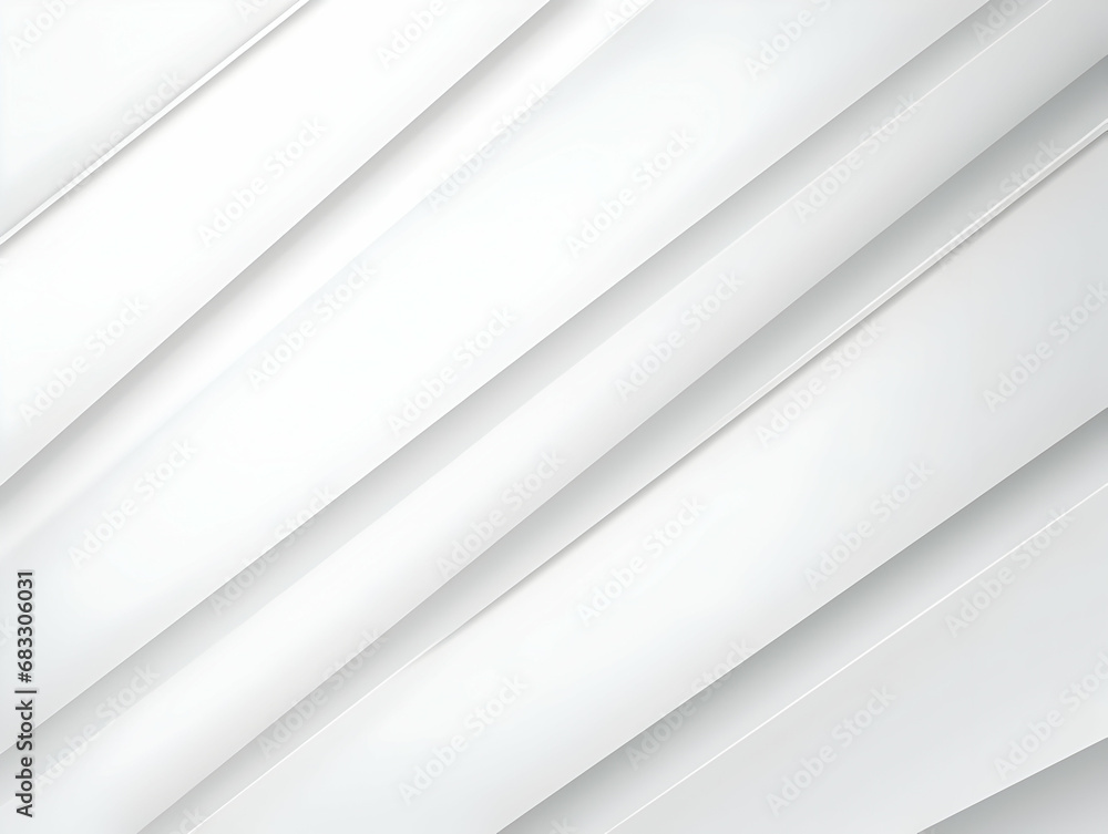 Fototapeta premium Abstract white and grey background, stripes background with geometric shape, white dotted background, white background