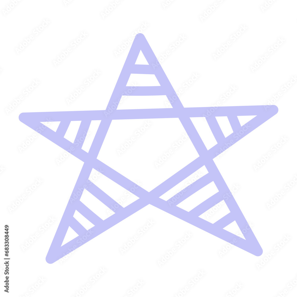 Cute Star Doodle Drawing Cute Star Doodle Drawing