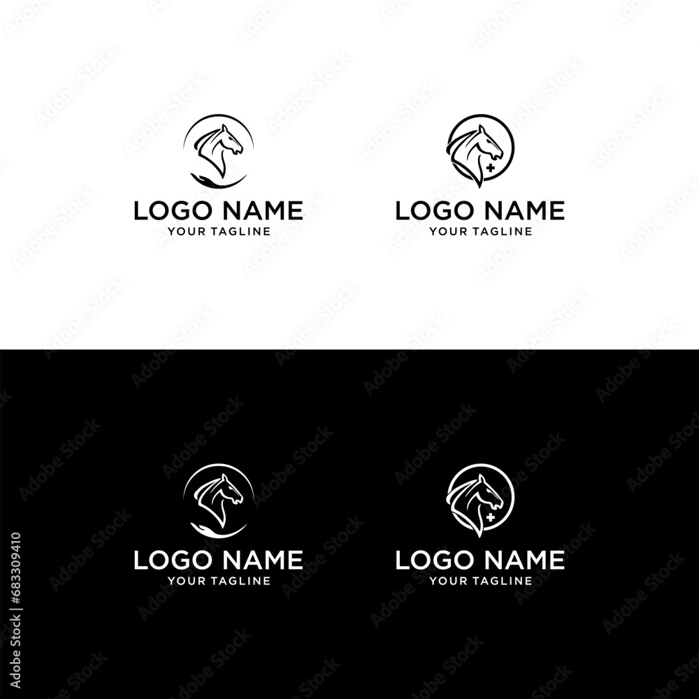 horse health logo vector horse health logo vector