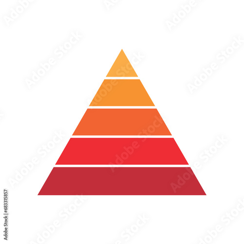 pyramid chart graph infographics diagram