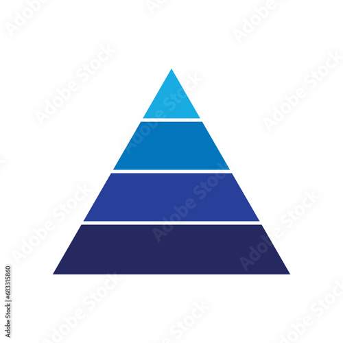 pyramid chart graph infographics diagram