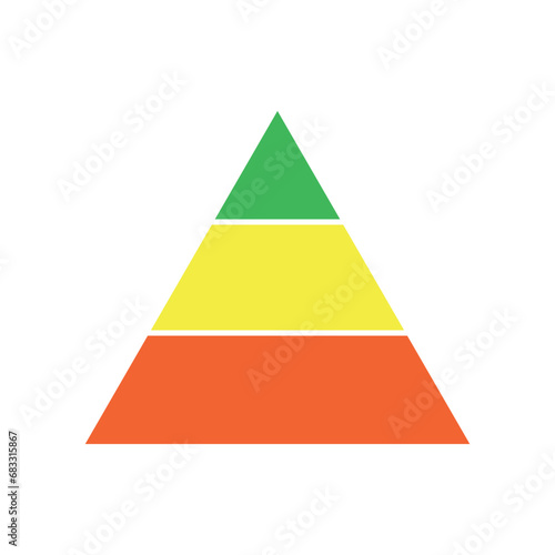 pyramid chart graph infographics diagram