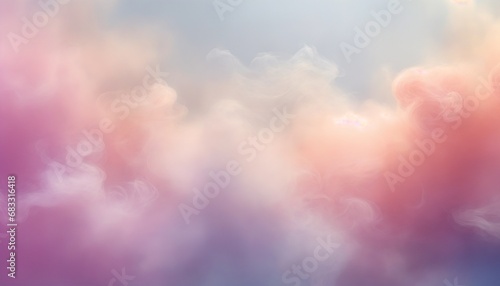 Fondo abstracto con nubes de colores pastel, efecto de humo multicolor 